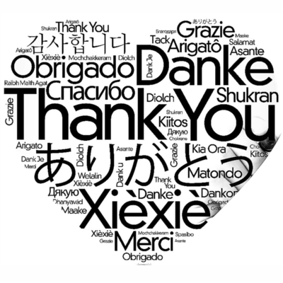 Many Thanks Front Cover