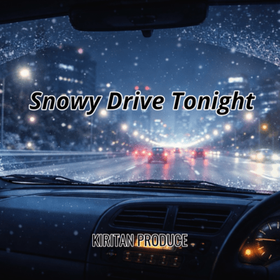 Snowy Drive Tonight Front Cover