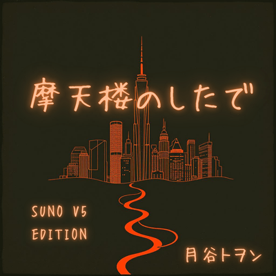 UNDER THE SKYSCRAPER (SUNO V5 EDITION) Front Cover