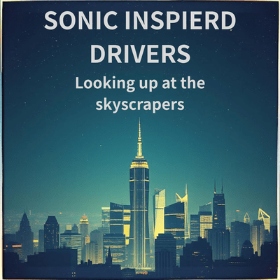 LOOKING UP AT THE SKYSCRAPERS Front Cover