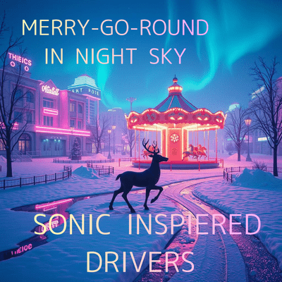 MERRY-GO-ROUND IN NIGHT SKY Front Cover