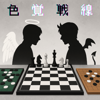 Color vision battle line Front Cover