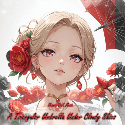 A Triangular Umbrella Under Cloudy Skies Front Cover