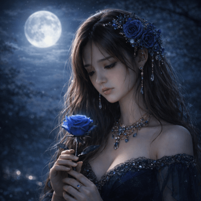 Beauty under the moon Front Cover