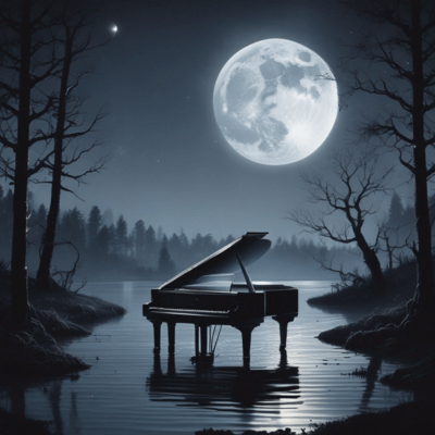 Moonlit Lament (piano ver) Front Cover
