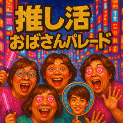Oshikatsu! Auntie Parade! Front Cover