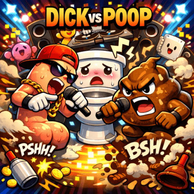 DICK vs POOP Front Cover