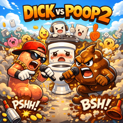 DICK vs POOP2 Front Cover