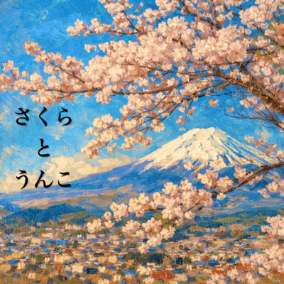 Sakura and Poop (feat. Yofuke no Tegami) Front Cover