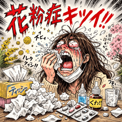 Hay fever is severe Front Cover