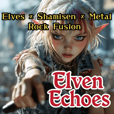 Elves × Shamisen × Metal Rock Fusion Vol.1: Punk Rock × Rock 'n' Roll Front Cover