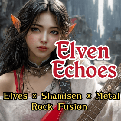 Elves × Shamisen × Metal Rock Fusion Vol.1: Hard Rock × Thrash Metal Front Cover