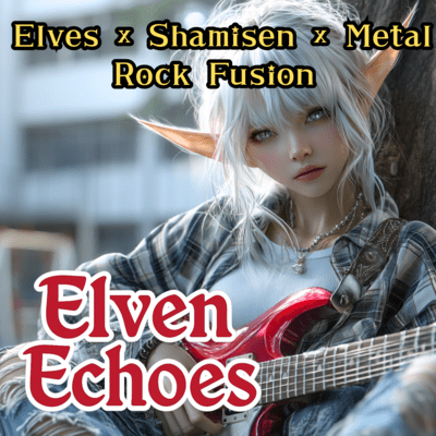 Elves × Shamisen × Metal Rock Fusion Vol.1: Alternative Rock × Rock 'n' Roll Front Cover