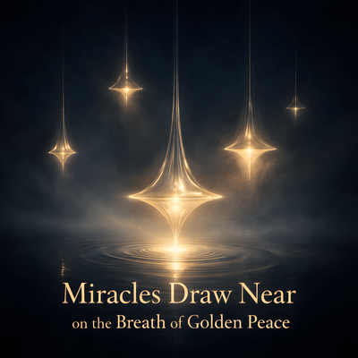 Miracles Draw Near on the Breath of Golden Peace Front Cover