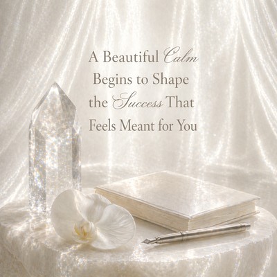 A Beautiful Calm Begins to Shape the Success That Feels Meant for You Front Cover