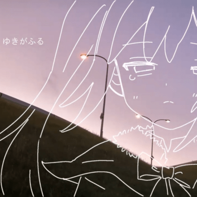 Snow is Falling (feat. HATSUNE MIKU) Front Cover