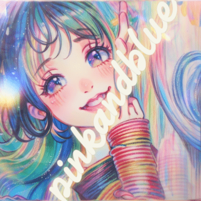 pink and blueのジャケット写真