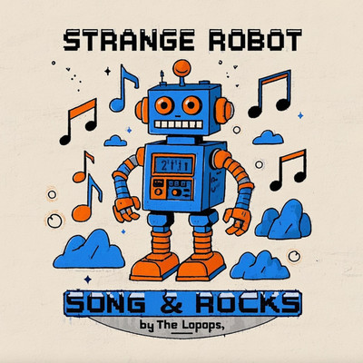 STRANGE ROBOT SONG & ROCKS Front Cover