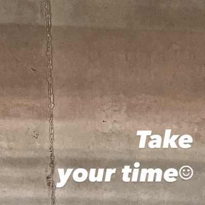 take your time Front Cover