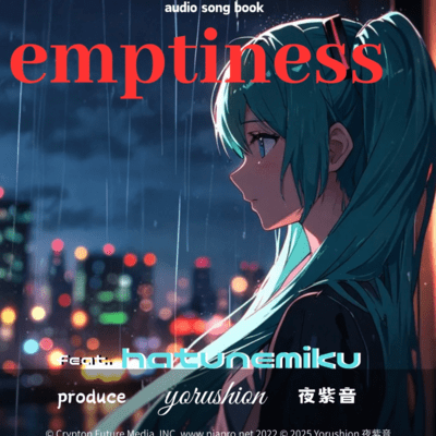 emptiness (feat. 初音ミク)のジャケット写真