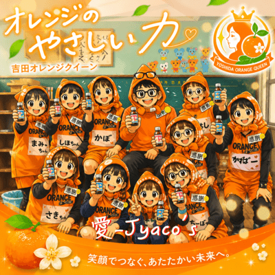 The gentle power of orange Front Cover