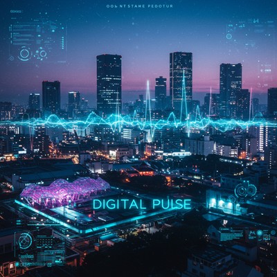 DIGITAL PULSE Osaka 2025 - Kansai Cyber Future Anthem Front Cover