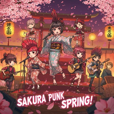 Sakura Punk Spring! Front Cover
