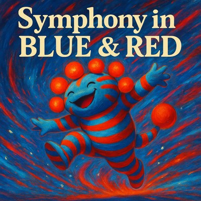 Symphony in Blue & Red Front Cover