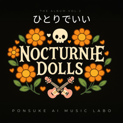 NOCTURNE DOLLs 2nd Album Alone Is Enough Front Cover