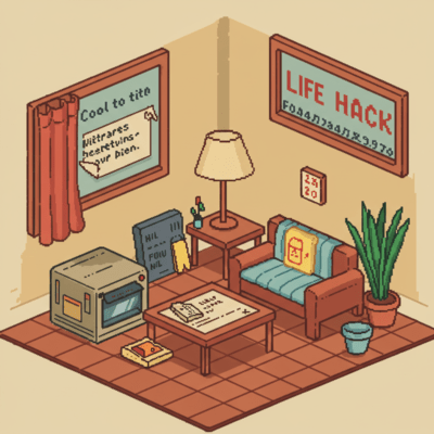 LIFE HACK MONSTER Front Cover