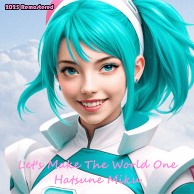 Let's Make The World One (Hatsune Miku Version / 2025 Remastered) Front Cover