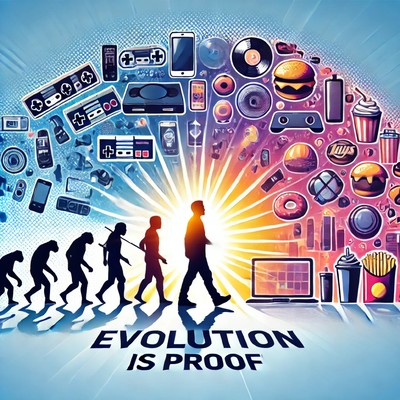 Getting bored is proof of evolution Front Cover