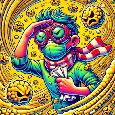 I won't let cedar pollen get the better of me! Front Cover