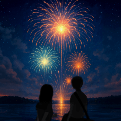 Dream Fireworks Blooming in the Heart (feat. VY1V4) Front Cover