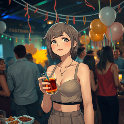 blue party Front Cover