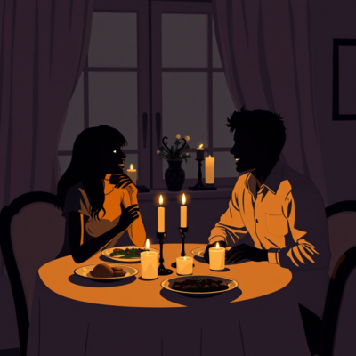 dinner for three Front Cover