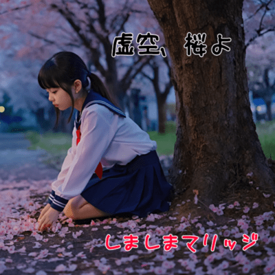 虚空、桜よのジャケット写真