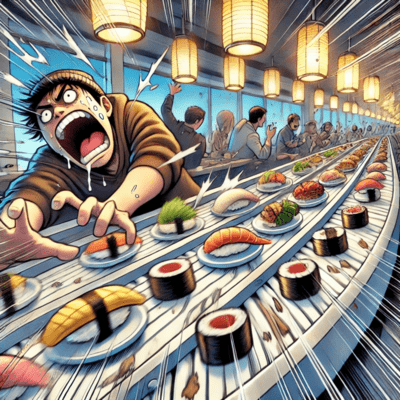 Spinning! Spinning! It won't stop! Front Cover