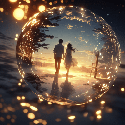 A Marble of Love Reflected in the Sky Front Cover