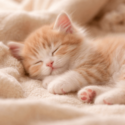 dreaming cat Front Cover