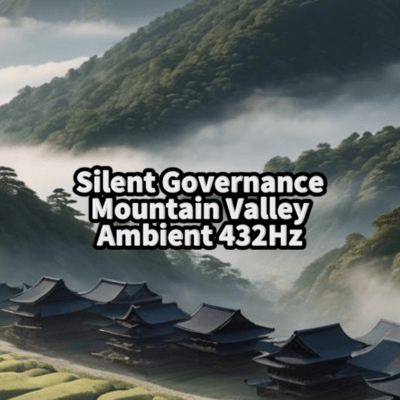 Silent Governance Mountain Valley Ambient 432Hz Front Cover