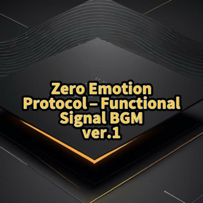 Zero Emotion Protocol Functional Signal BGM ver.1 Front Cover