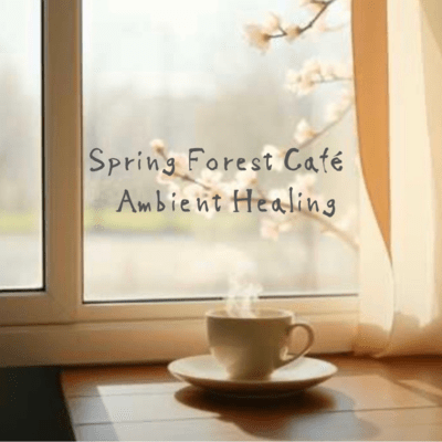 Spring Forest Café 528Hz Ambient Healing Front Cover