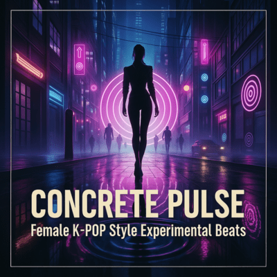 Concrete Pulse: Female K-POP Style Experimental Beats Front Cover