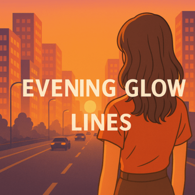 Evening Glow Lines Front Cover