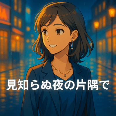 見知らぬ夜の片隅でのジャケット写真