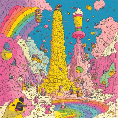 The Greatest Happy Bubble Popcorn Mission Front Cover