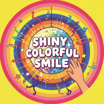 Shiny Colorful Smile Front Cover