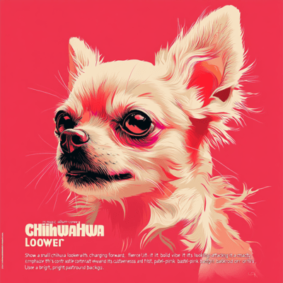 The Chihuahua is attacking Front Cover