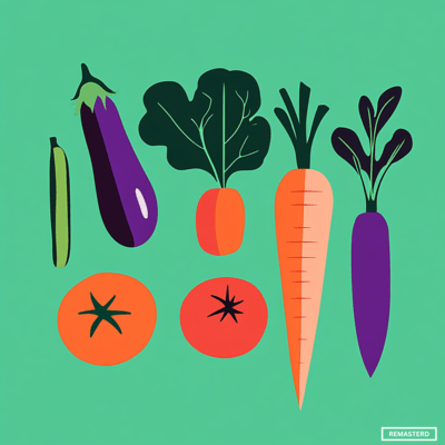 Kokoro's vegetable garden (2025 Remastered) Front Cover